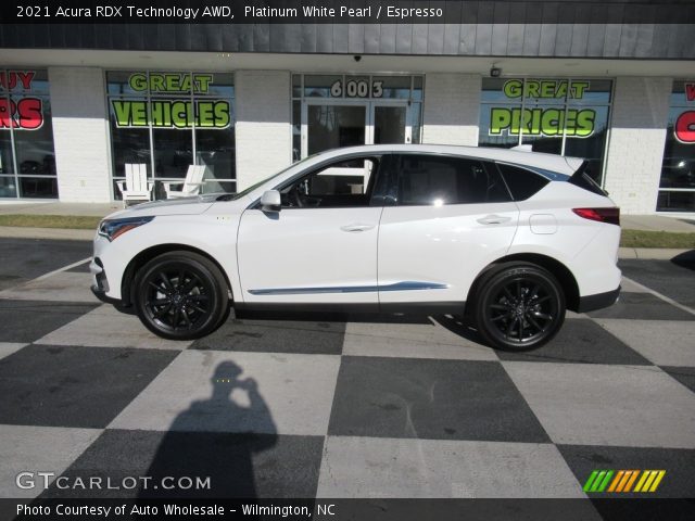 2021 Acura RDX Technology AWD in Platinum White Pearl