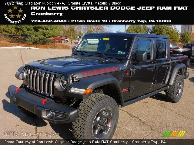 2022 Jeep Gladiator Rubicon 4x4 in Granite Crystal Metallic