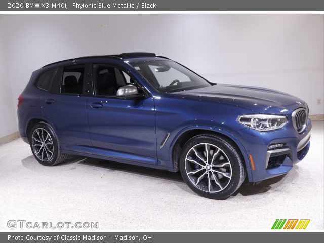 2020 BMW X3 M40i in Phytonic Blue Metallic