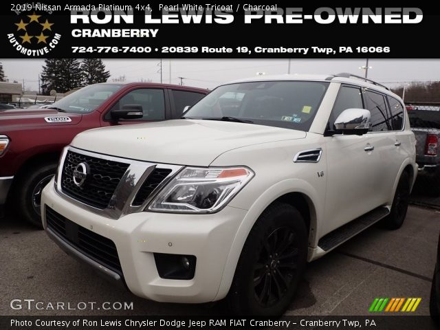 2019 Nissan Armada Platinum 4x4 in Pearl White Tricoat
