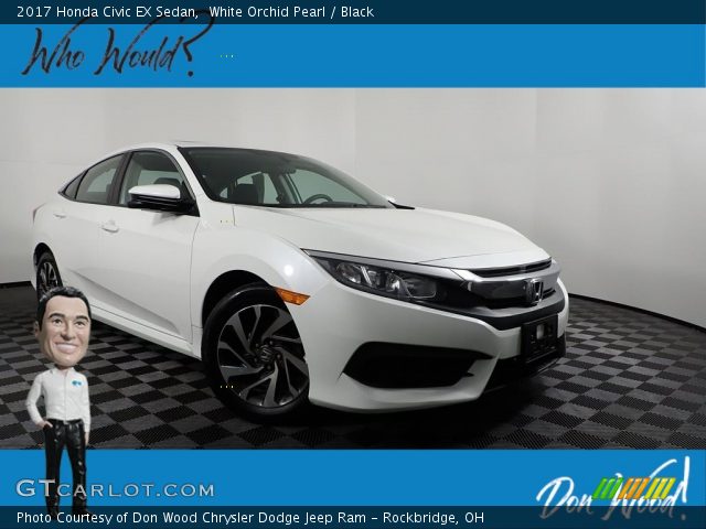 2017 Honda Civic EX Sedan in White Orchid Pearl