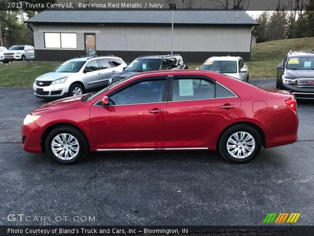 2013 Toyota Camry LE in Barcelona Red Metallic