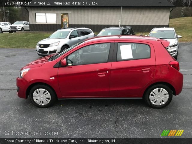 2020 Mitsubishi Mirage ES in Wine Red Metallic