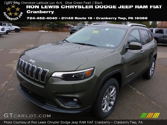 2021 Jeep Cherokee Latitude Lux 4x4 in Olive Green Pearl