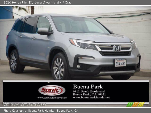 2020 Honda Pilot EX in Lunar Silver Metallic