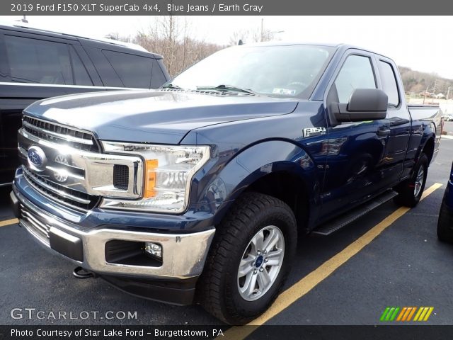 2019 Ford F150 XLT SuperCab 4x4 in Blue Jeans