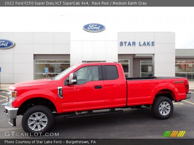 2022 Ford F250 Super Duty XLT SuperCab 4x4 in Race Red