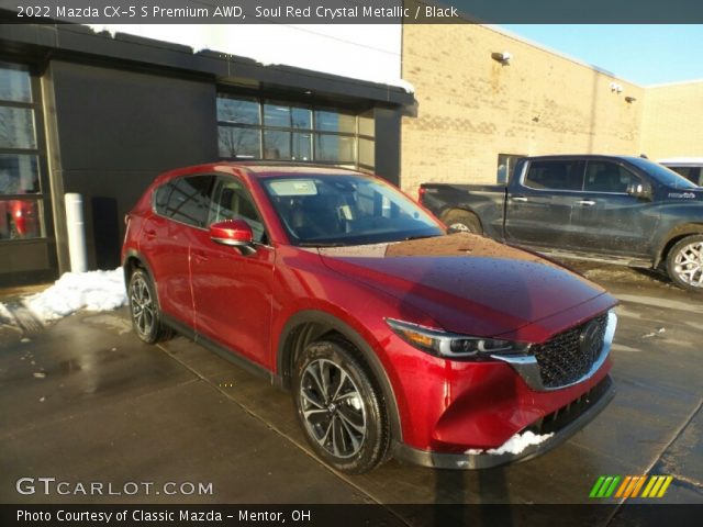 2022 Mazda CX-5 S Premium AWD in Soul Red Crystal Metallic