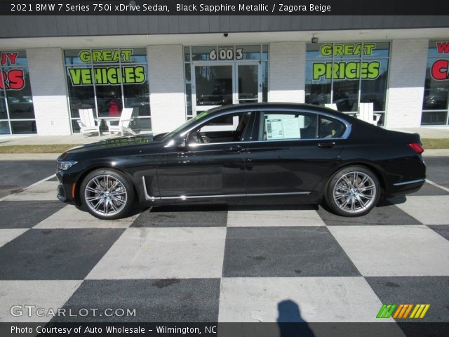 2021 BMW 7 Series 750i xDrive Sedan in Black Sapphire Metallic