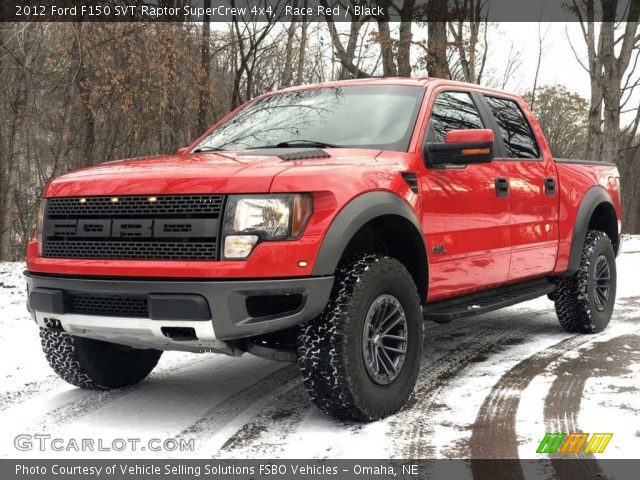 2012 Ford F150 SVT Raptor SuperCrew 4x4 in Race Red