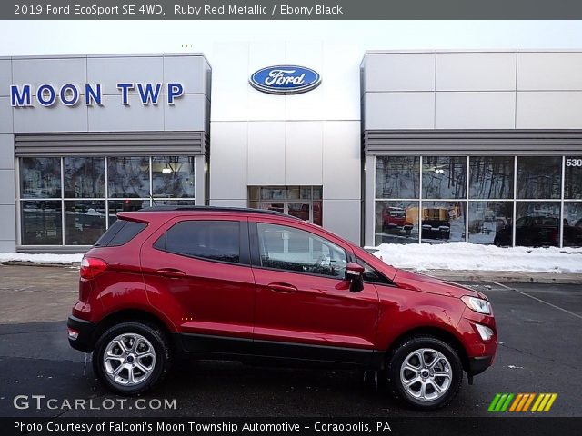 2019 Ford EcoSport SE 4WD in Ruby Red Metallic