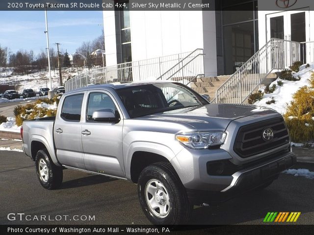 2020 Toyota Tacoma SR Double Cab 4x4 in Silver Sky Metallic