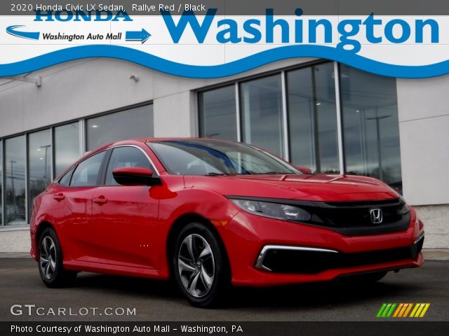 2020 Honda Civic LX Sedan in Rallye Red