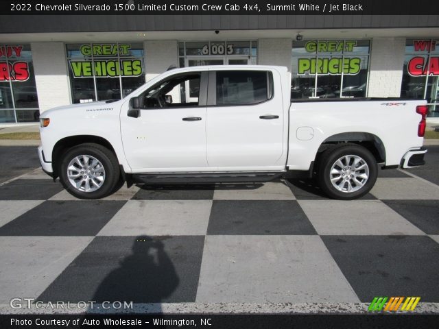 2022 Chevrolet Silverado 1500 Limited Custom Crew Cab 4x4 in Summit White