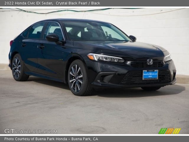 2022 Honda Civic EX Sedan in Crystal Black Pearl