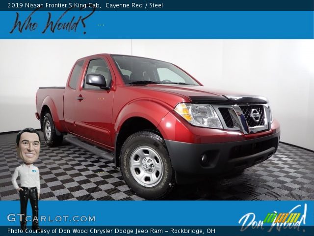 2019 Nissan Frontier S King Cab in Cayenne Red