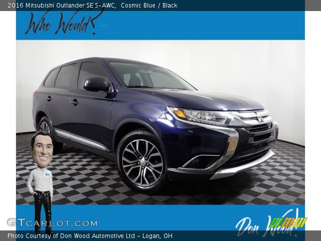 2016 Mitsubishi Outlander SE S-AWC in Cosmic Blue