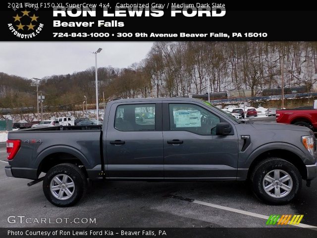 2021 Ford F150 XL SuperCrew 4x4 in Carbonized Gray
