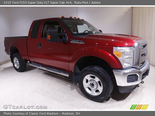 2015 Ford F250 Super Duty XLT Super Cab 4x4 in Ruby Red