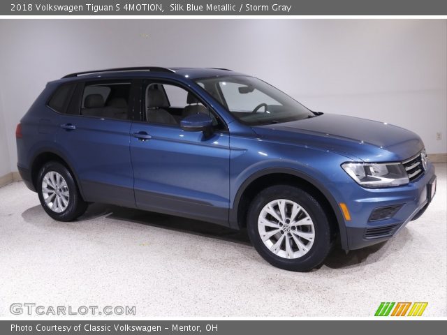 2018 Volkswagen Tiguan S 4MOTION in Silk Blue Metallic