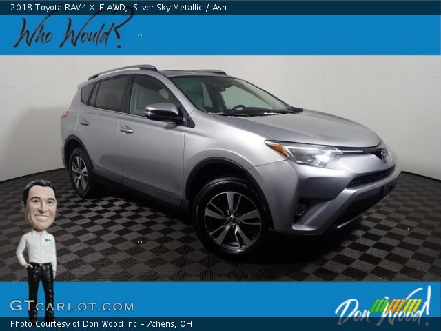 2018 Toyota RAV4 XLE AWD in Silver Sky Metallic