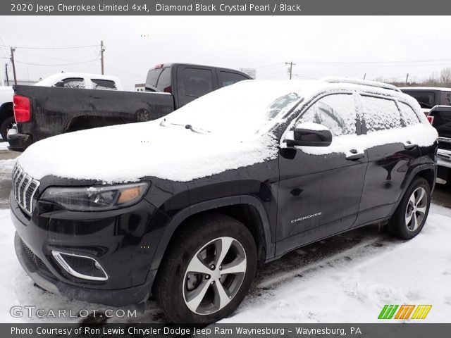 2020 Jeep Cherokee Limited 4x4 in Diamond Black Crystal Pearl
