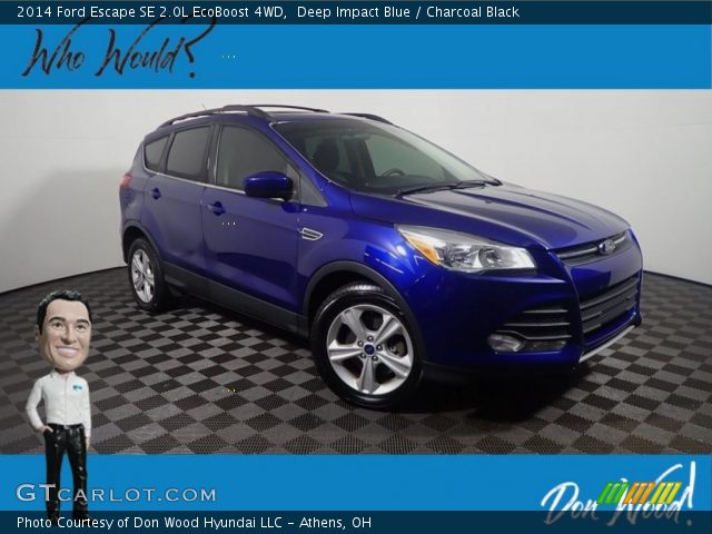 2014 Ford Escape SE 2.0L EcoBoost 4WD in Deep Impact Blue