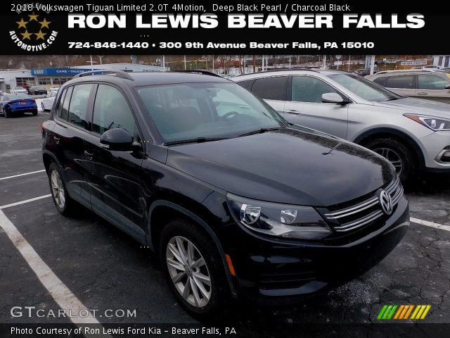 2018 Volkswagen Tiguan Limited 2.0T 4Motion in Deep Black Pearl