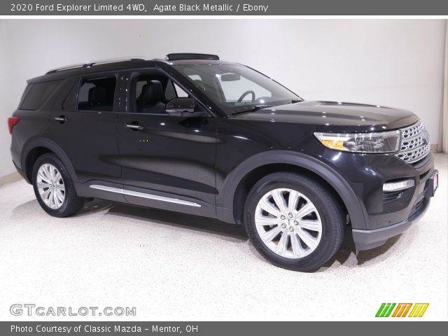 2020 Ford Explorer Limited 4WD in Agate Black Metallic