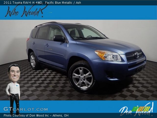 2011 Toyota RAV4 I4 4WD in Pacific Blue Metallic