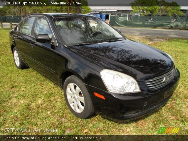 2008 Kia Optima LX V6 in Ebony Black