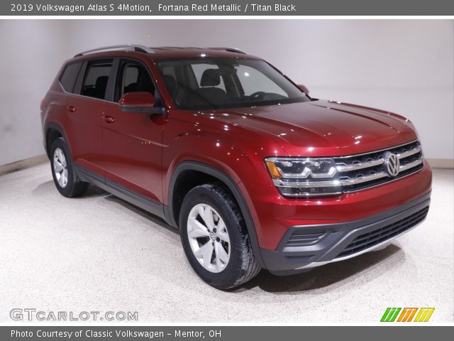 2019 Volkswagen Atlas S 4Motion in Fortana Red Metallic