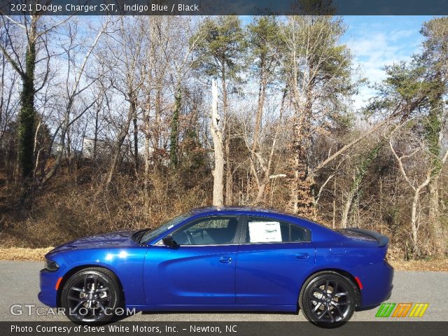 2021 Dodge Charger SXT in Indigo Blue