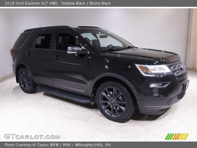 2018 Ford Explorer XLT 4WD in Shadow Black