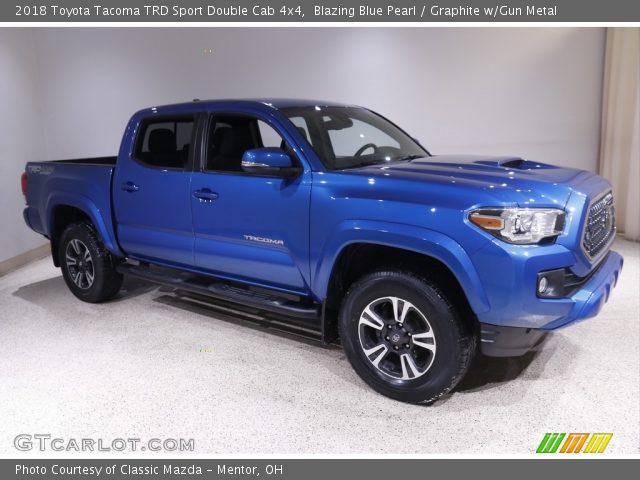 2018 Toyota Tacoma TRD Sport Double Cab 4x4 in Blazing Blue Pearl