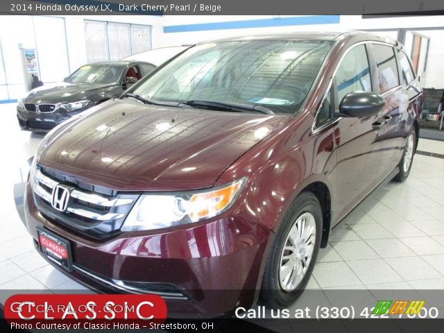 2014 Honda Odyssey LX in Dark Cherry Pearl