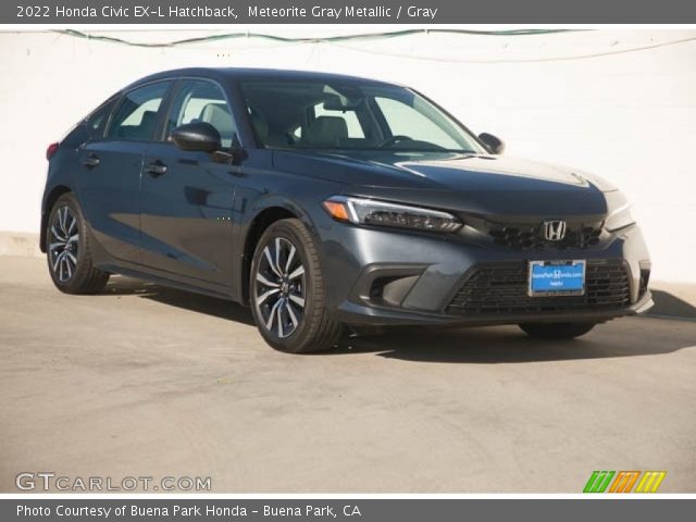 2022 Honda Civic EX-L Hatchback in Meteorite Gray Metallic