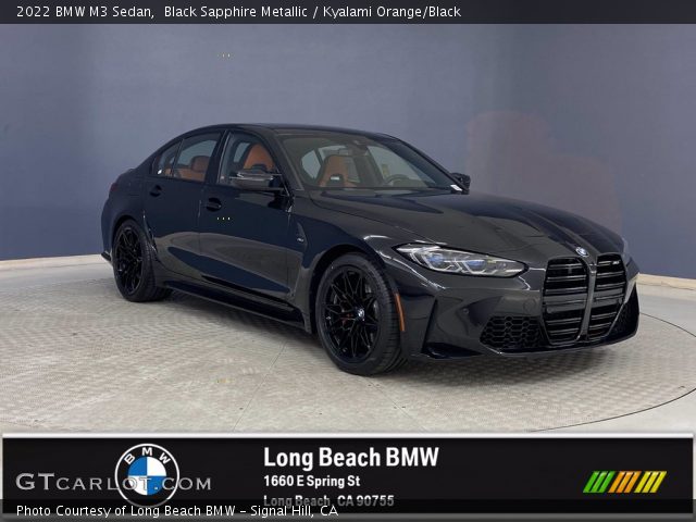 2022 BMW M3 Sedan in Black Sapphire Metallic