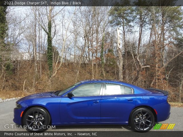 2021 Dodge Charger SXT in Indigo Blue