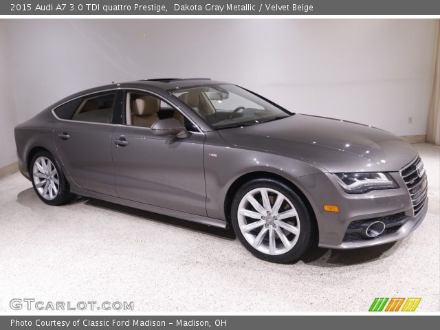 2015 Audi A7 3.0 TDI quattro Prestige in Dakota Gray Metallic