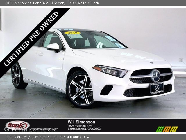 2019 Mercedes-Benz A 220 Sedan in Polar White