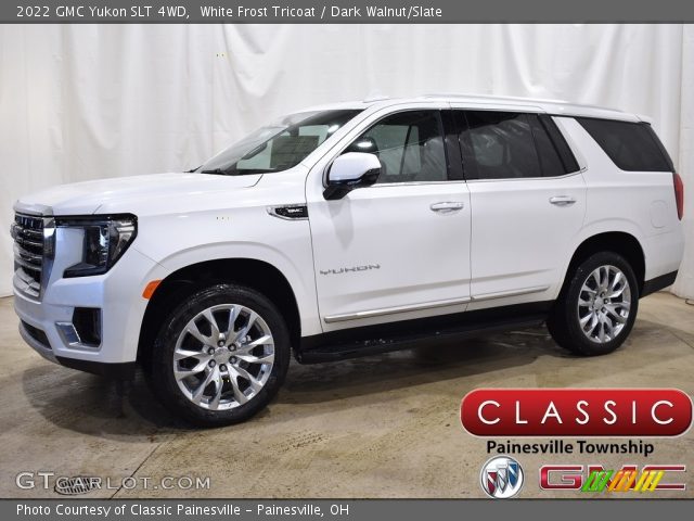 2022 GMC Yukon SLT 4WD in White Frost Tricoat