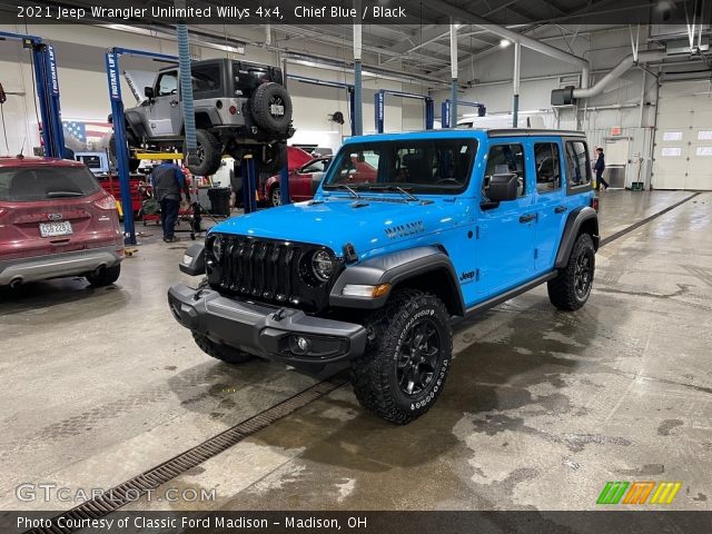 2021 Jeep Wrangler Unlimited Willys 4x4 in Chief Blue