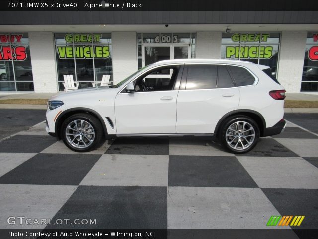 2021 BMW X5 xDrive40i in Alpine White