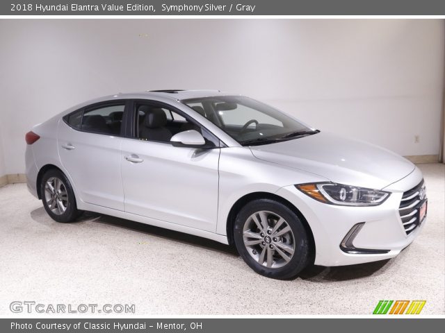 2018 Hyundai Elantra Value Edition in Symphony Silver