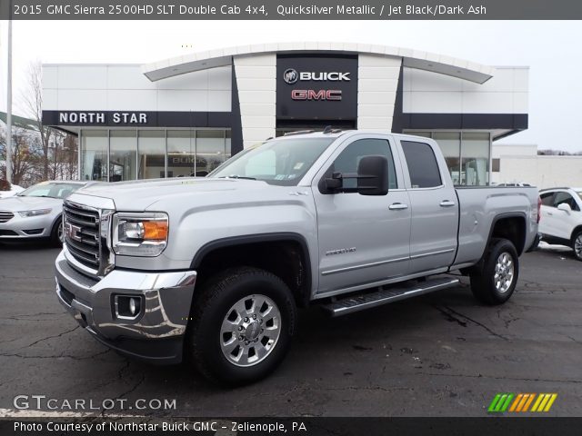 2015 GMC Sierra 2500HD SLT Double Cab 4x4 in Quicksilver Metallic