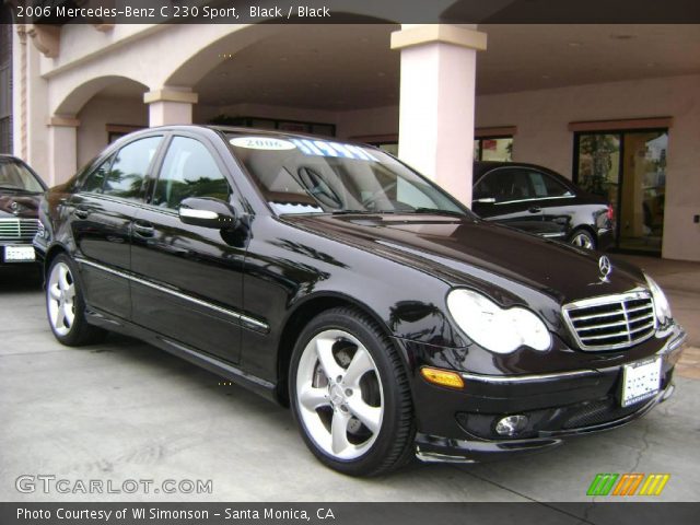 2006 Mercedes-Benz C 230 Sport in Black