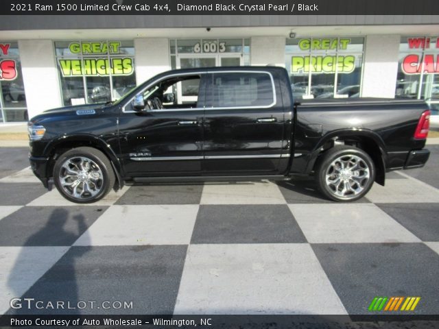 2021 Ram 1500 Limited Crew Cab 4x4 in Diamond Black Crystal Pearl