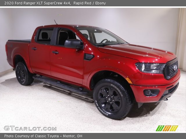 2020 Ford Ranger XLT SuperCrew 4x4 in Rapid Red
