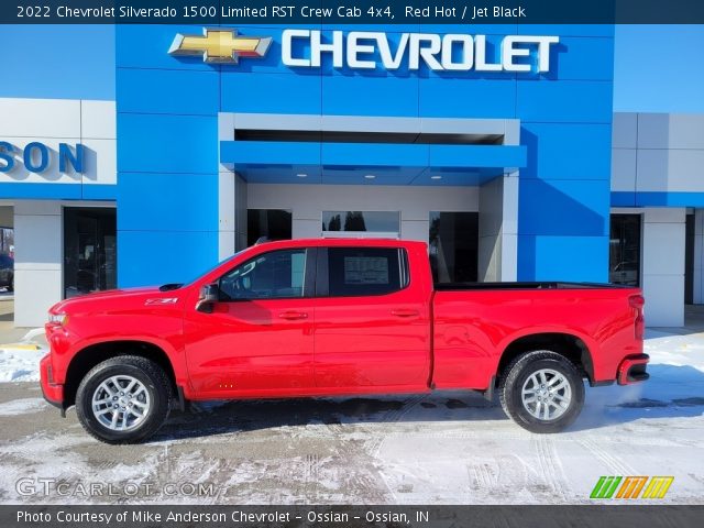 2022 Chevrolet Silverado 1500 Limited RST Crew Cab 4x4 in Red Hot